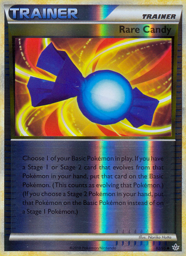 Unleashed Rare Candy #82/95 reverse holo