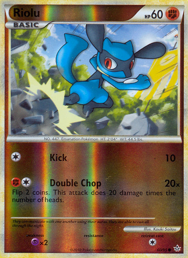 Unleashed Riolu #60/95 reverse holo