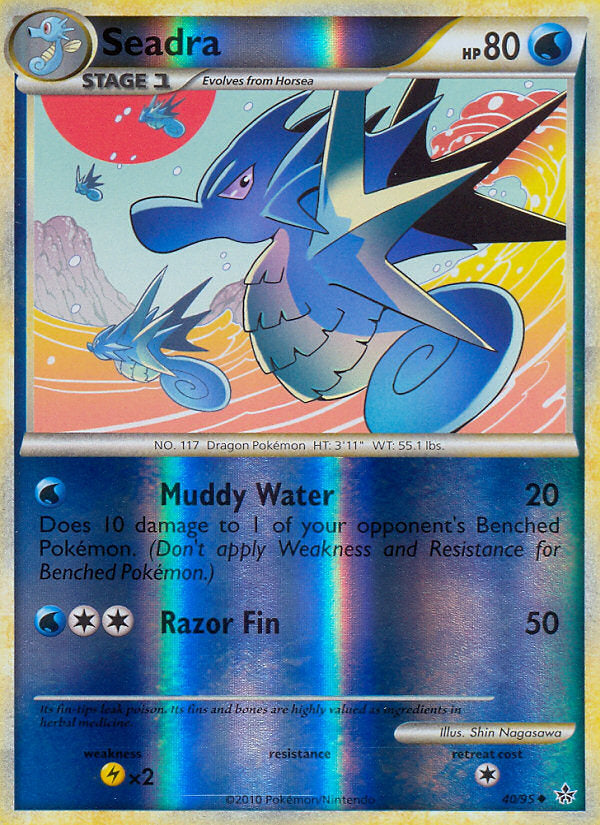 Unleashed Seadra #40/95 reverse holo