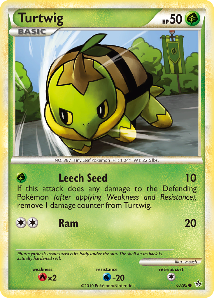 Unleashed Turtwig #67/95
