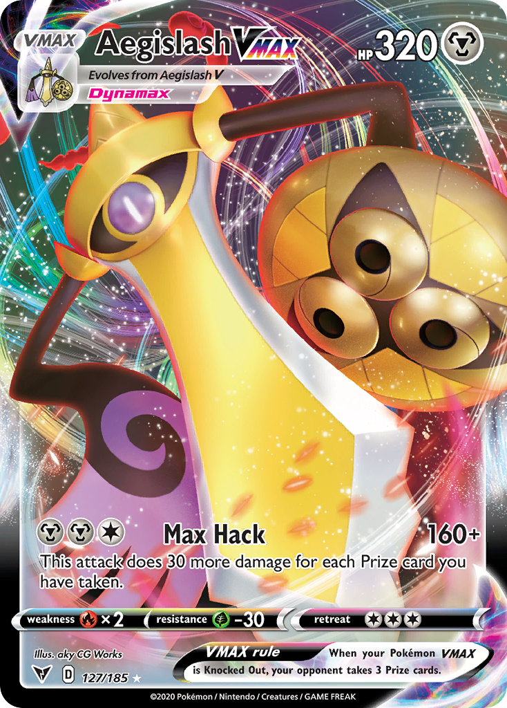 Vivid Voltage Aegislash VMAX #127/185