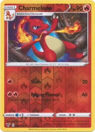 Vivid Voltage Charmeleon #24/185 reverse holo