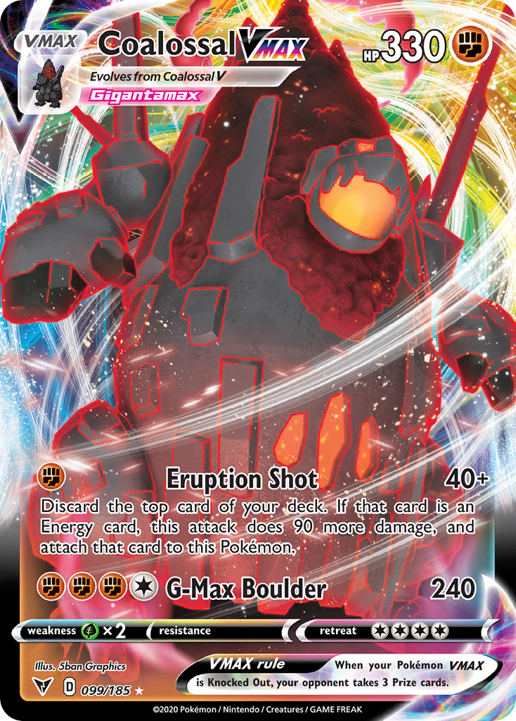 Vivid Voltage Coalossal VMAX #99/185