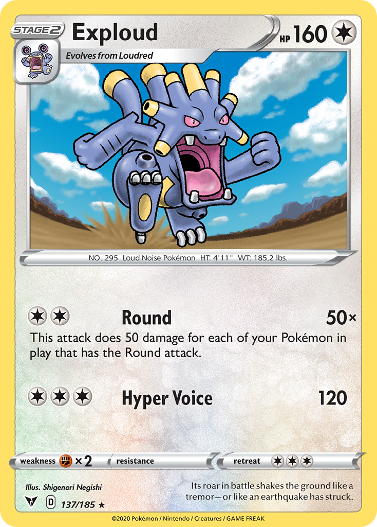 Vivid Voltage Exploud #137/185