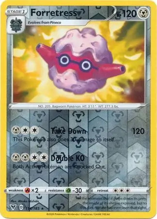 Vivid Voltage Forretress #114/185 reverse holo