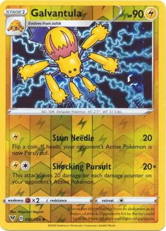 Vivid Voltage Galvantula #56/185 reverse holo