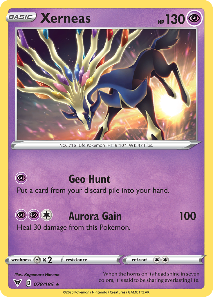 Vivid Voltage Holo Xerneas #78/185