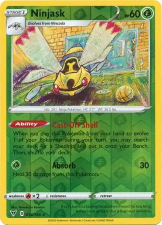 Vivid Voltage Ninjask #14/185 reverse holo