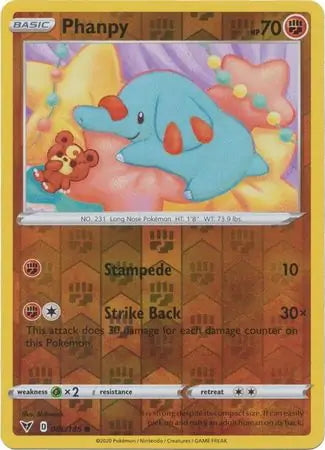 Vivid Voltage Phanpy #86/185 reverse holo
