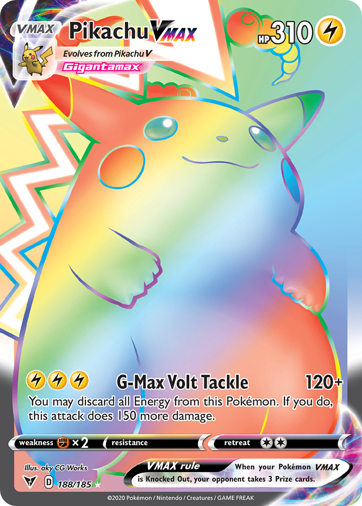 Vivid Voltage Pikachu VMAX #188/185