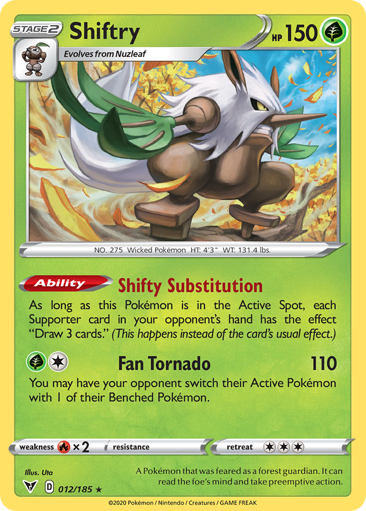Vivid Voltage Shiftry #12/185