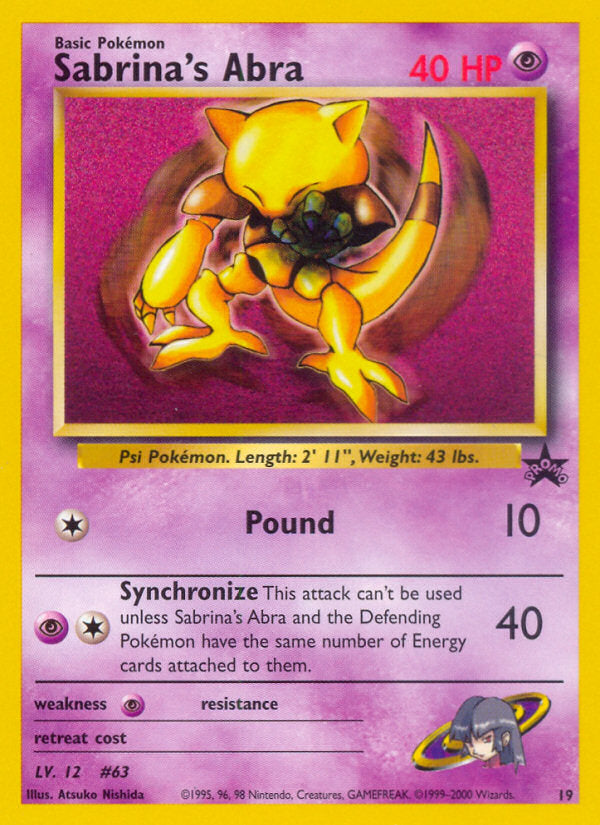 WOTC Promo Sabrina's Abra #19