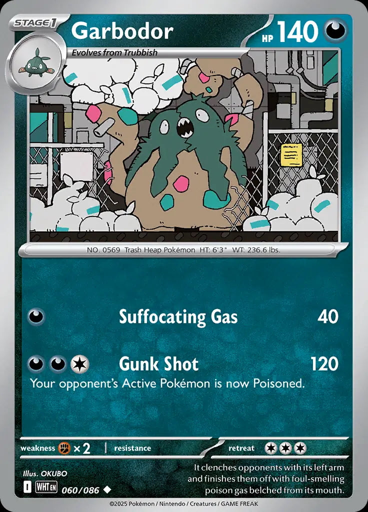 White Flare Garbodor #60/86