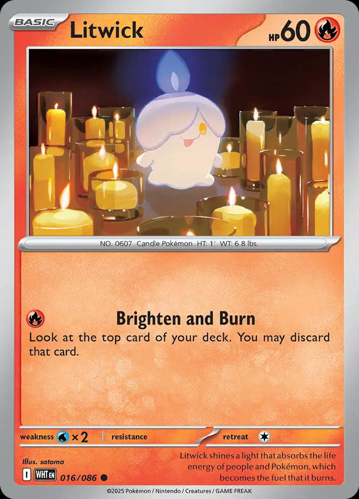White Flare Litwick #16/86
