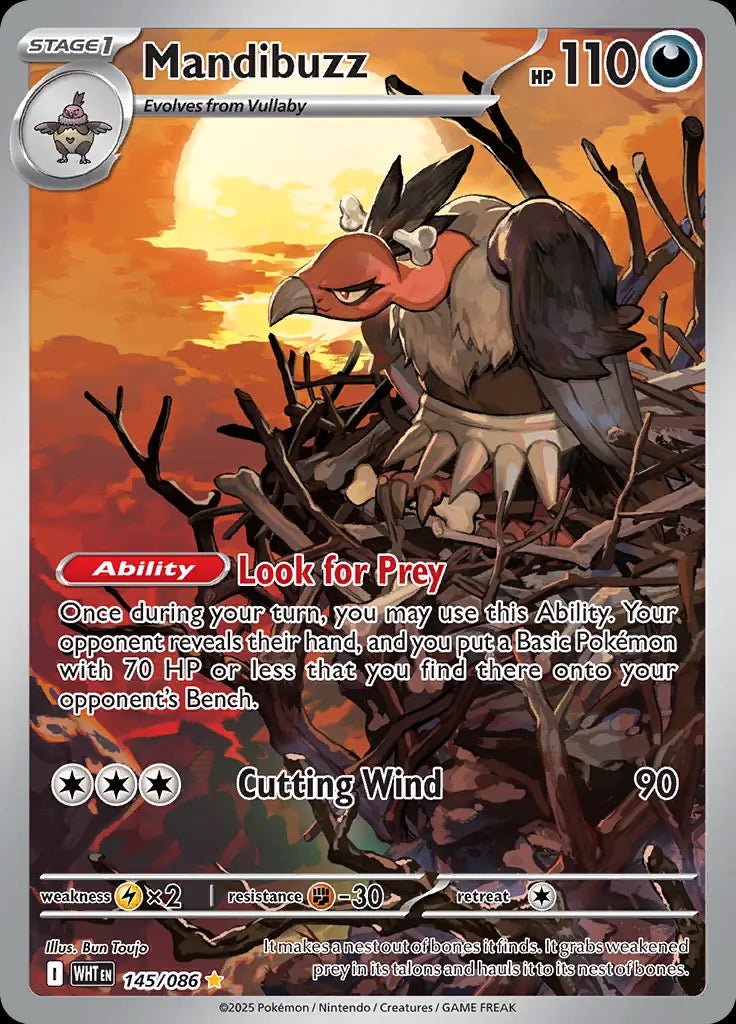 White Flare Mandibuzz #145
