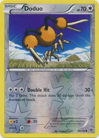 XY Doduo #98/146 reverse holo