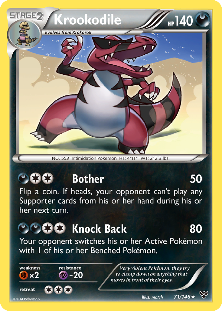 XY Krookodile #71/146
