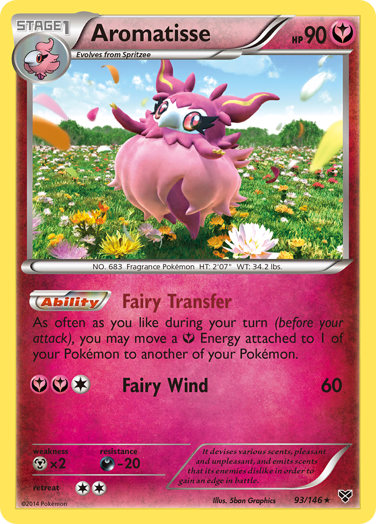 XY Non - Holo Aromatisse #93/146