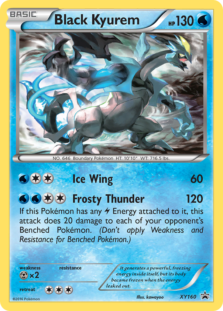 XY Promo Black Kyurem #160