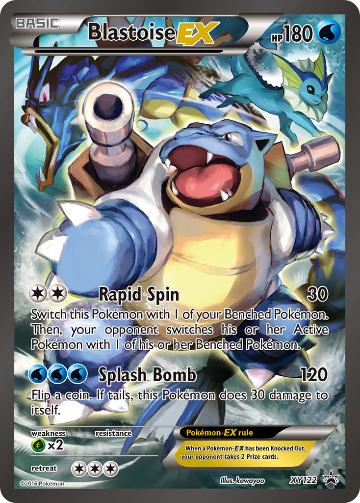 XY Promo Blastoise EX #122