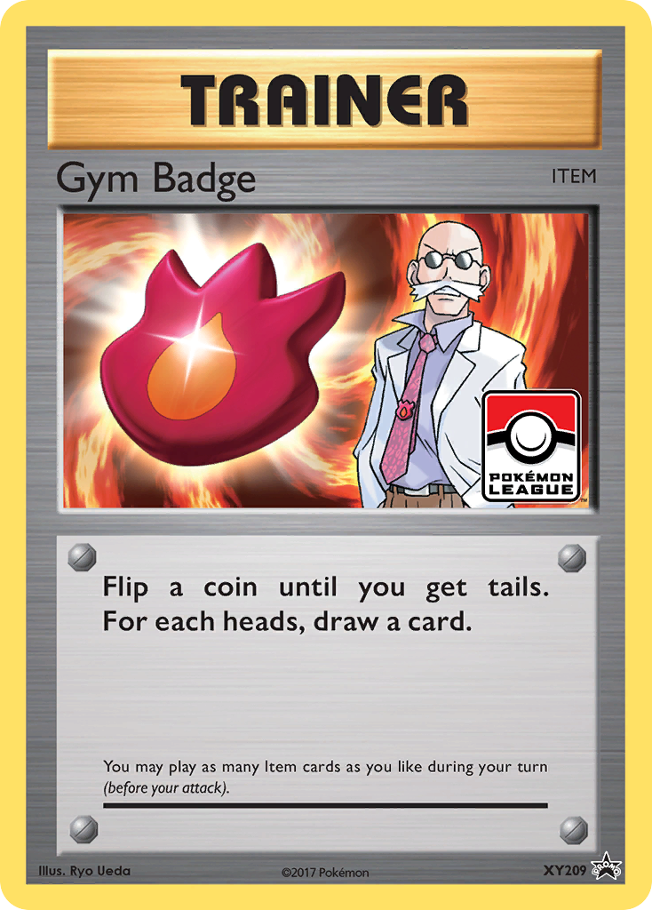 XY Promo Gym Badge (Blaine - Volcano) #209 league promo