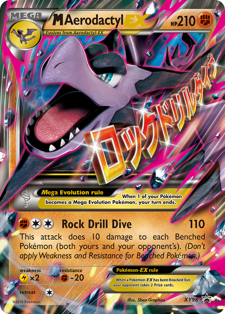 XY Promo M Aerodactyl EX #98