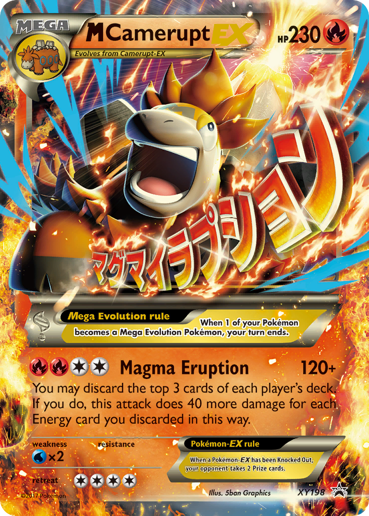 XY Promo M Camerupt EX #198