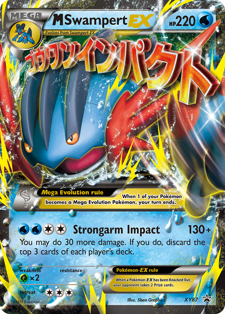 XY Promo M Swampert EX #87