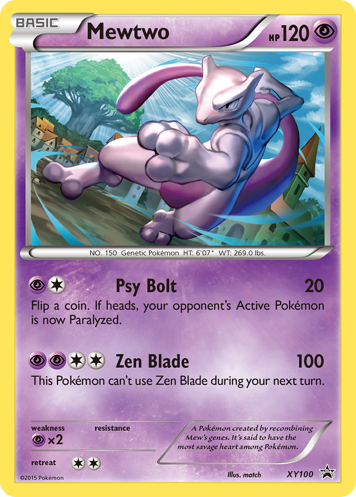 XY Promo Mewtwo #100