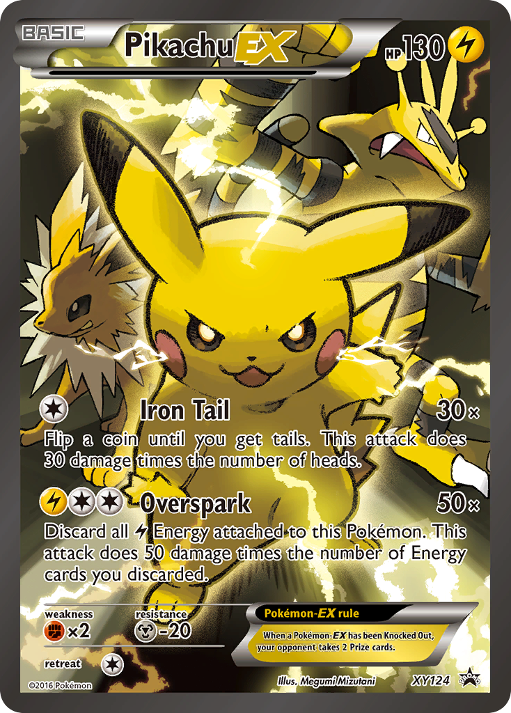 XY Promo Pikachu EX #124