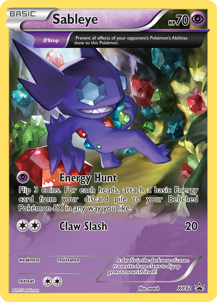 XY Promo Sableye #92