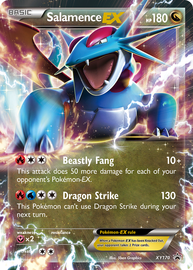 XY Promo Salamence EX #170