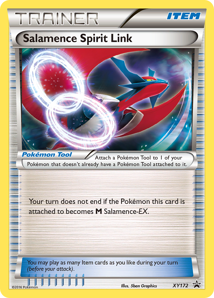 XY Promo Salamence Spirit Link #172