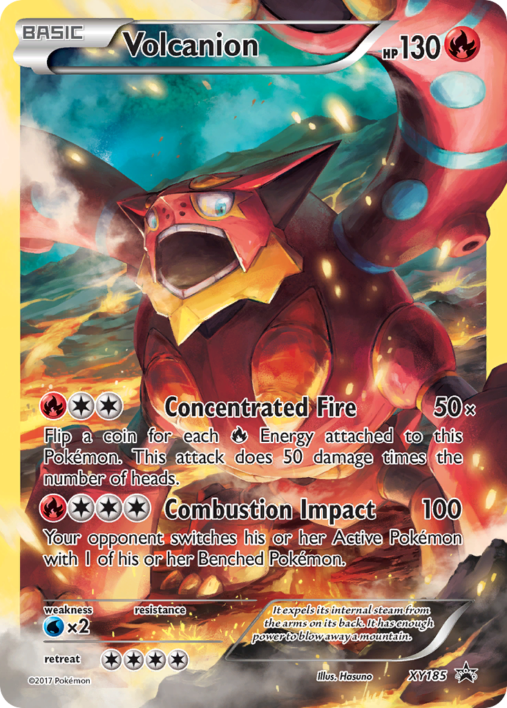 XY Promo Volcanion #185