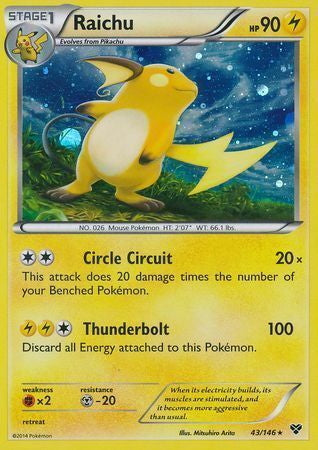 XY Raichu #43/146 Cosmos Holo
