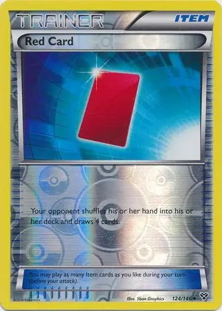 XY Red Card #124/146 reverse holo