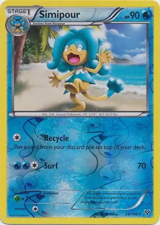 XY Simipour #38/146 reverse holo