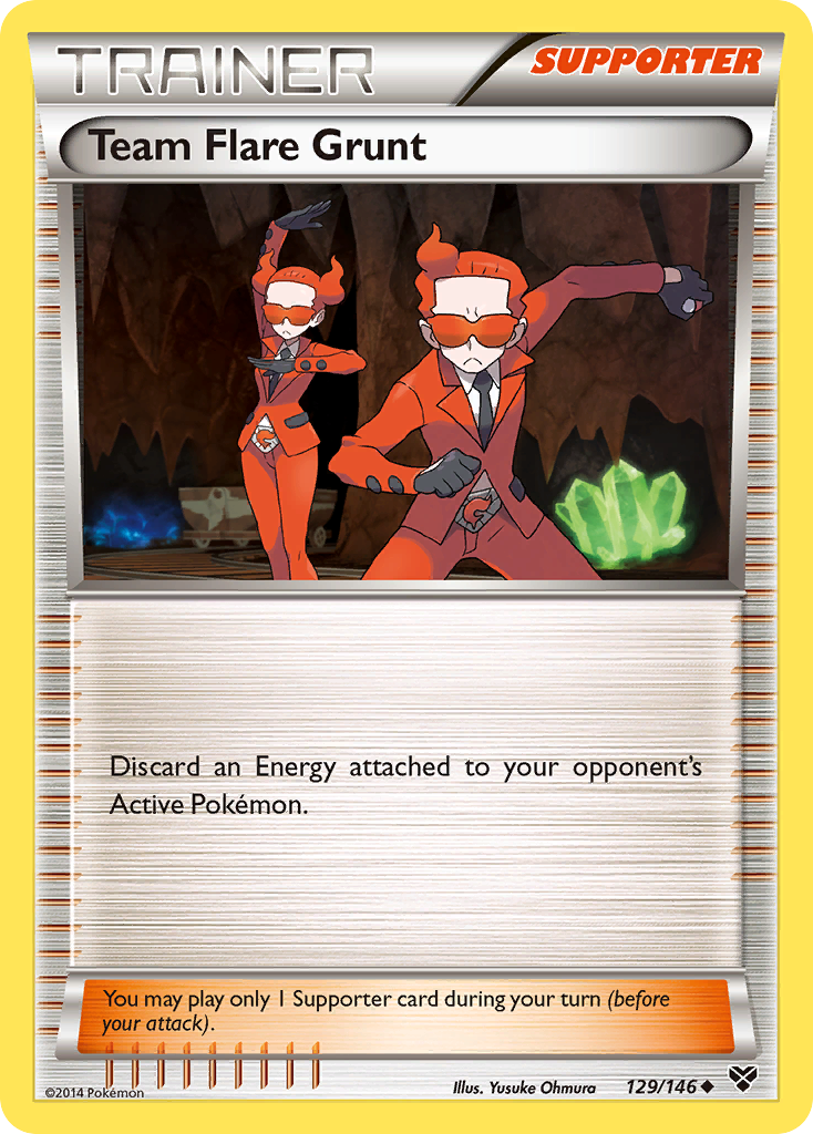 XY Team Flare Grunt #129/146