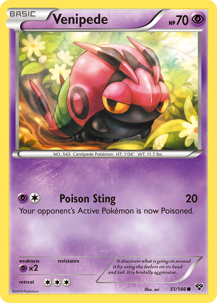 XY Venipede #51/146