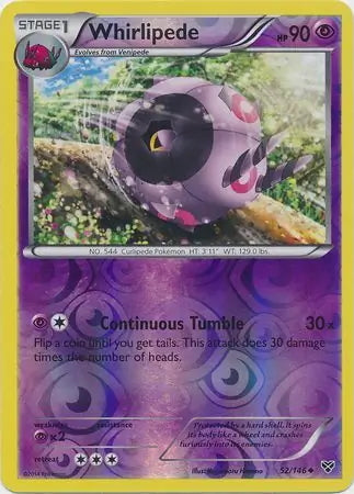 XY Whirlipede #52/146 reverse holo