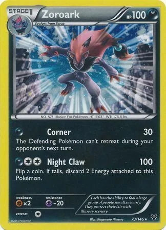 XY Zoroark #73/146 Cosmos Holo